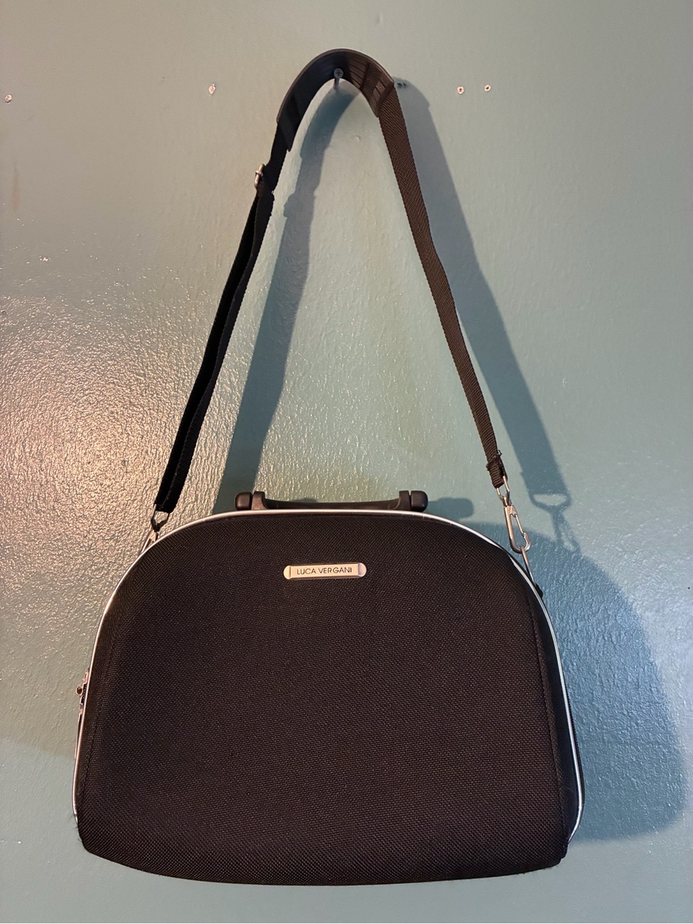 Black Travel Crossbody Bag